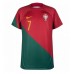 Cheap Portugal Cristiano Ronaldo #7 Home Football Shirt World Cup 2022 Short Sleeve